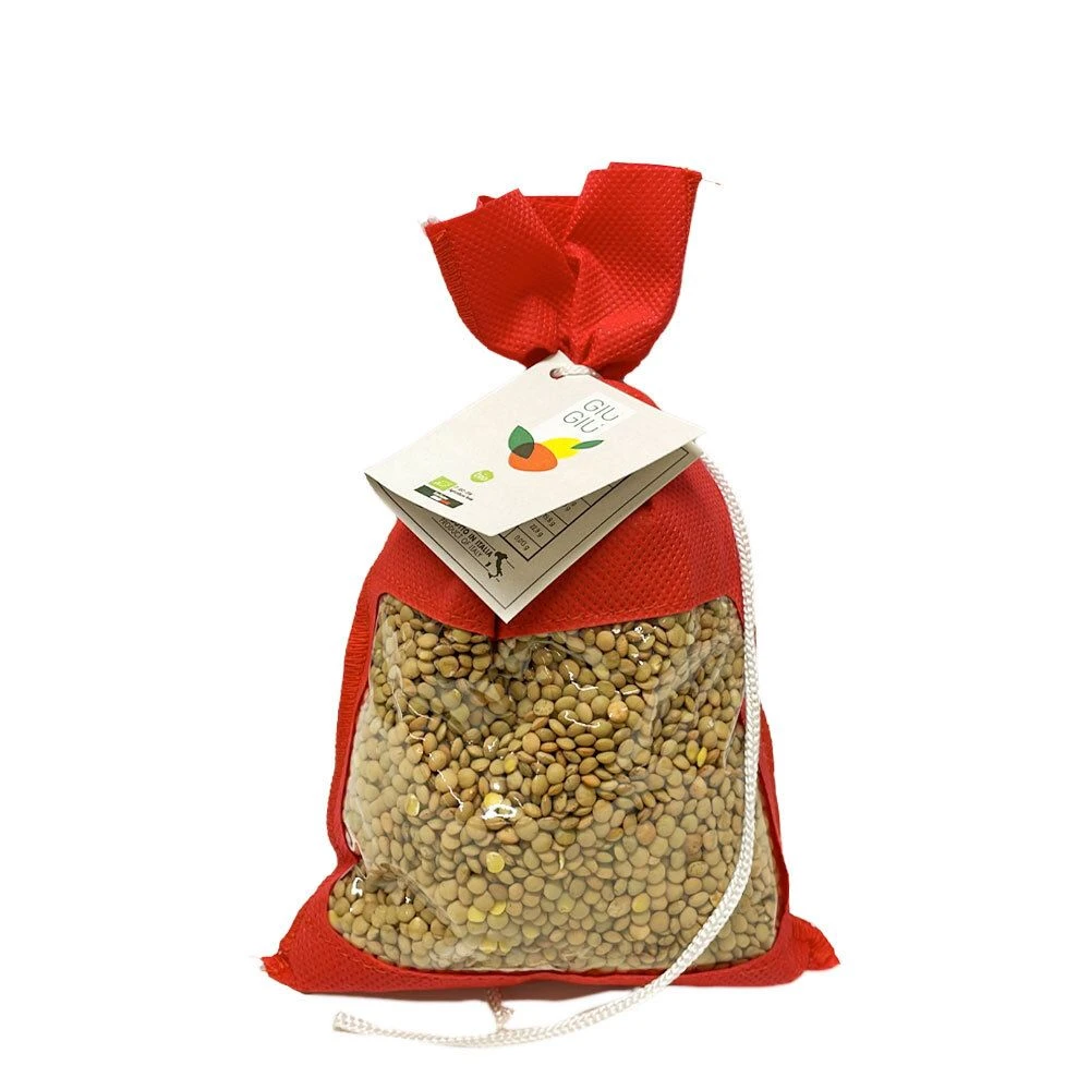 Giù Giù Lenticchie Bio Confezione Natalizia G400 3 Giù Giù Lenticchie Bio Confezione Natalizia G400